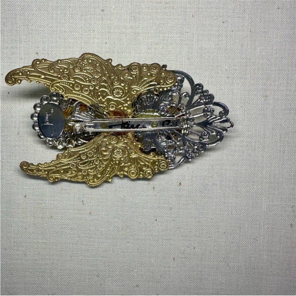 90’s Vintage Jane AOL SIGNED Gold-Tone Angel Pin & Brooch - Picture 4 of 16